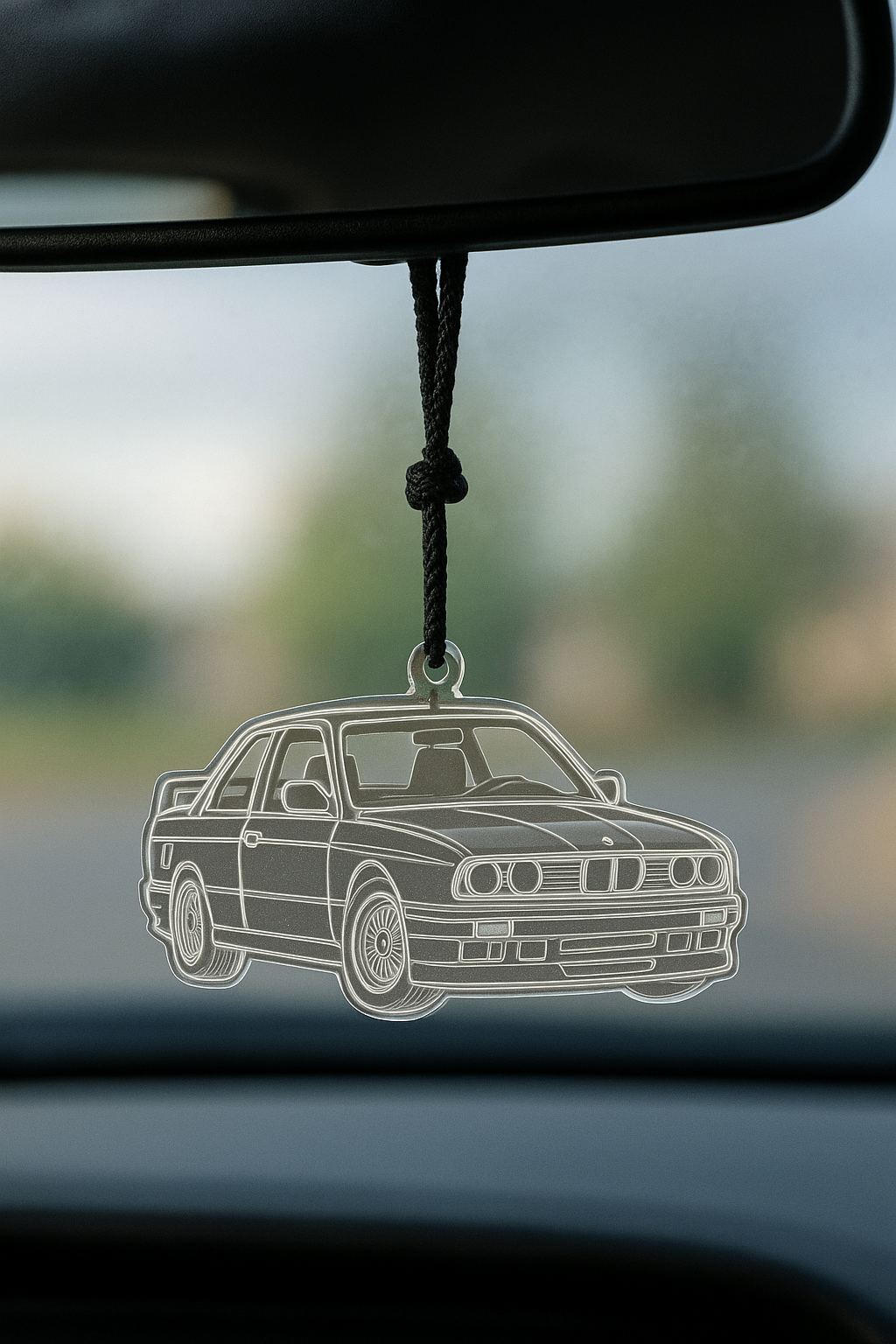 Acryl Auto Rückspiegel Anhänger – Stylisches Accessoire für Autoliebhaber