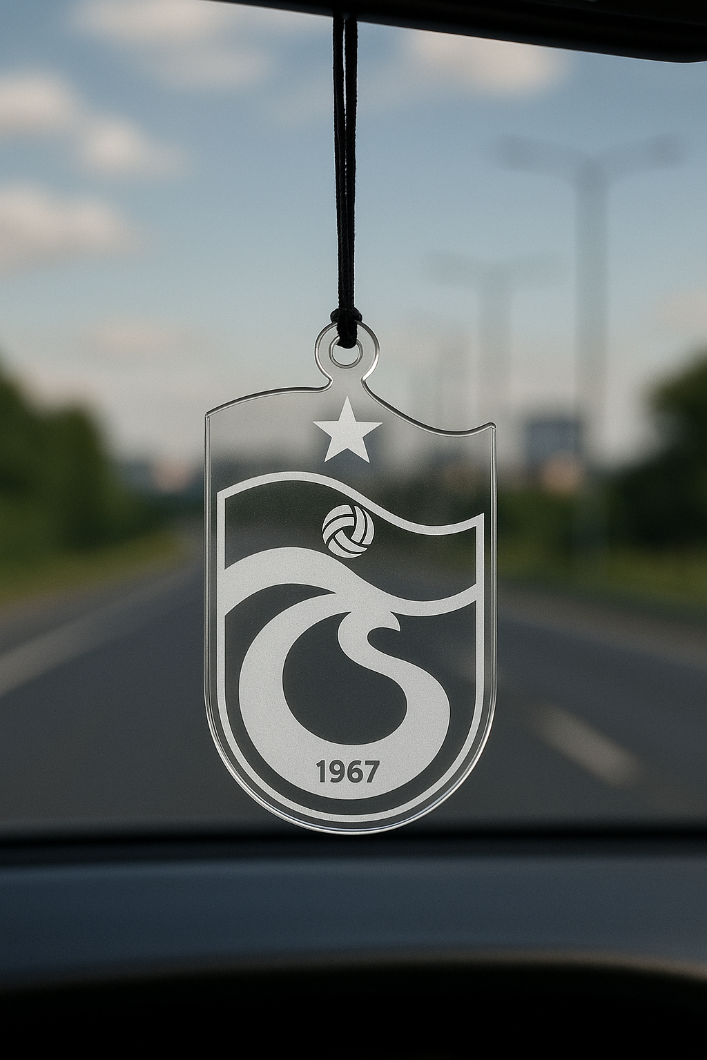 Personalisierter Acryl Autohänger - Fußballverein