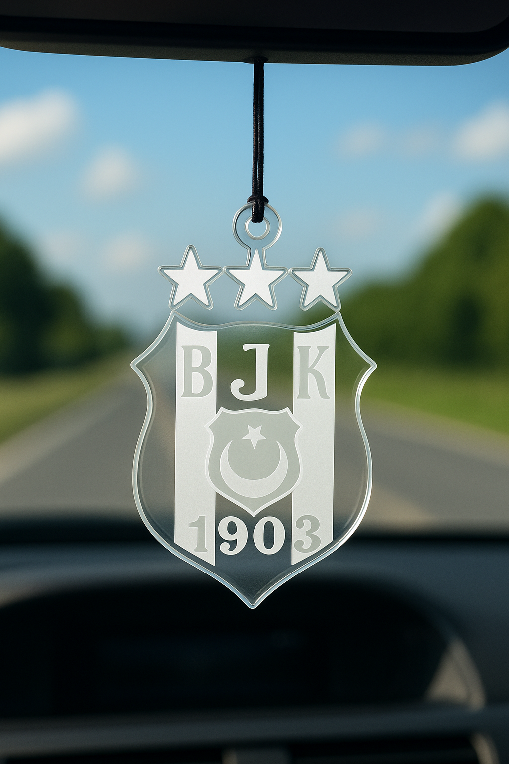 Personalisierter Acryl Autohänger - Fußballverein